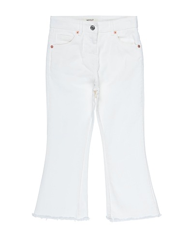 VICOLO Pantalone Bianco 97% Cotone, 3% Elastan