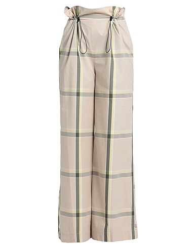 ERIKA CAVALLINI Casual trouser Beige 98% Cotton, 2% Polyurethane