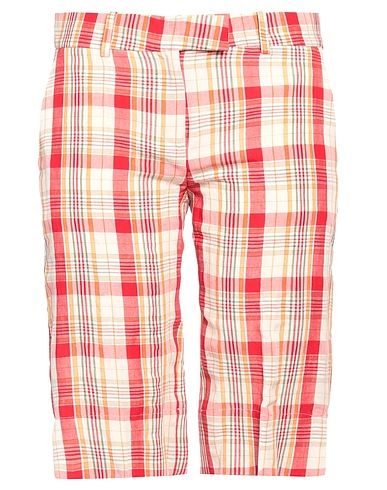 SEMICOUTURE Shorts & Bermuda Red 55% Linen, 45% Viscose