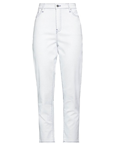 ARMANI EXCHANGE Denim trousers White 92% Cotton, 6% Polyester, 2% Elastane