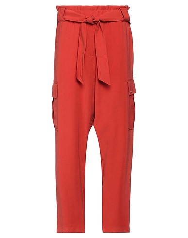 YES ZEE by ESSENZA Pantalone Ruggine 93% Viscosa, 7% Poliestere
