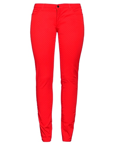 TRUSSARDI COLLECTION Casual trouser Red 97% Cotton, 3% Elastane