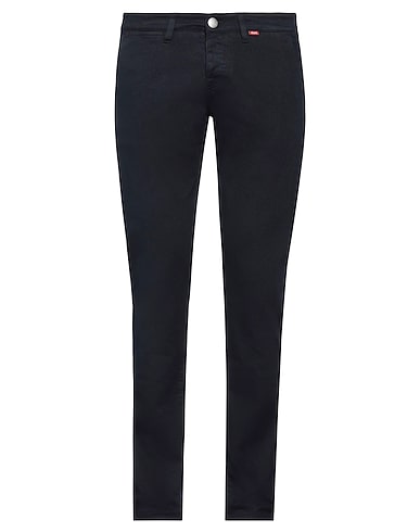 MANUEL RITZ Denim pants Midnight blue 97% Cotton, 3% Elastane