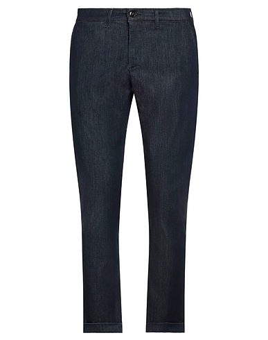JECKERSON Casual trouser Blue 46% Cotton, 36% Lyocell, 9% Modal, 7% Elastomultiester, 2% Elastane