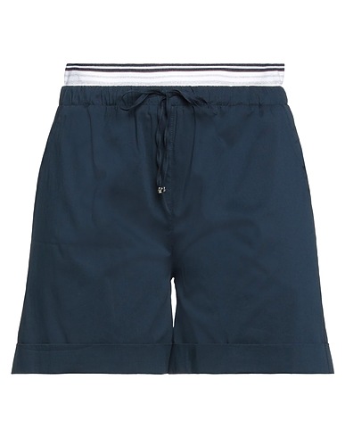 D.EXTERIOR Shorts & Bermuda Blu notte 66% Viscosa, 21% Poliestere, 10% Poliammide, 2% Poliestere metallizzato, 1% Elastan