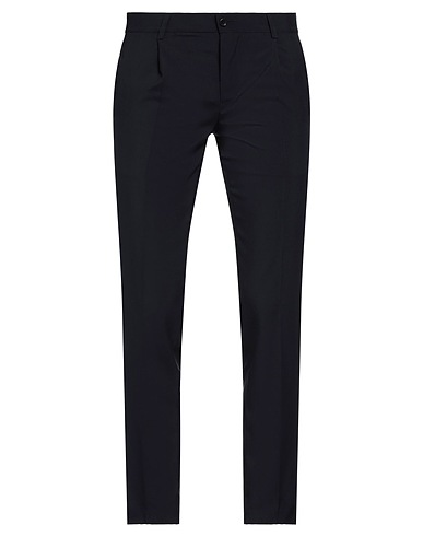 DANIELE ALESSANDRINI HOMME Casual pants Midnight blue 100% Polyester