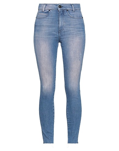 GAëLLE Paris Denim trousers Blue 44% Cotton, 42% Lyocell, 12% Polyester, 2% Elastane
