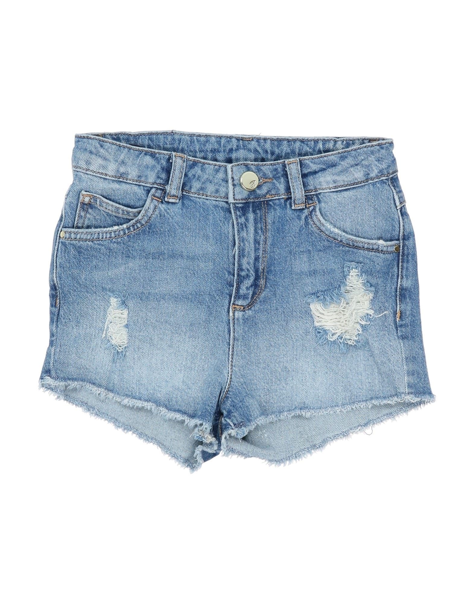 MISS BLUMARINE - Denim shorts