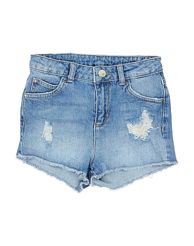 MISS BLUMARINE Shorts Blau 99% Baumwolle, 1% Elastan