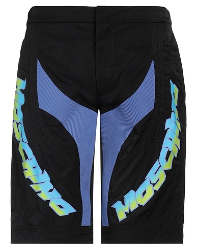 MOSCHINO Shorts & Bermuda Black 100% Polyamide, Polyester, Elastane