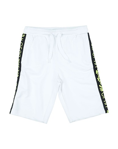 LIU •JO MAN Shorts & Bermuda ME CONTRO TE Bianco 95% Cotone, 5% Elastan