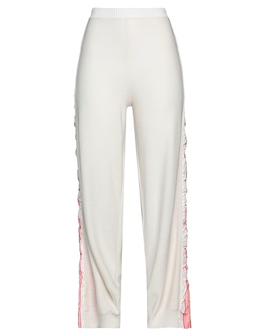 STELLA McCARTNEY Casual trouser Beige 100% Virgin Wool, Silk, Viscose, Polyester, Polyamide