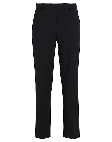 KARL LAGERFELD Casual pants SATIN PANEL TAILORED PANTS
 Black 53% Recycled polyester, 43% Wool, 4% Elastane