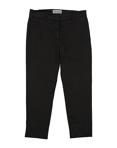 SIMONETTA Pantalone Nero 97% Cotone, 3% Elastan