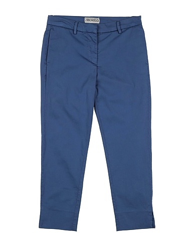SIMONETTA Casual trouser Blue 97% Cotton, 3% Elastane