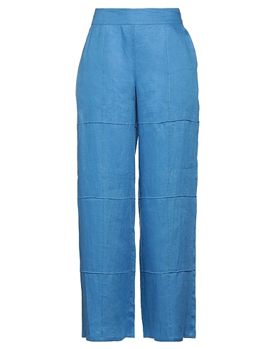 NENÈ Casual trouser Pastel blue 100% Linen