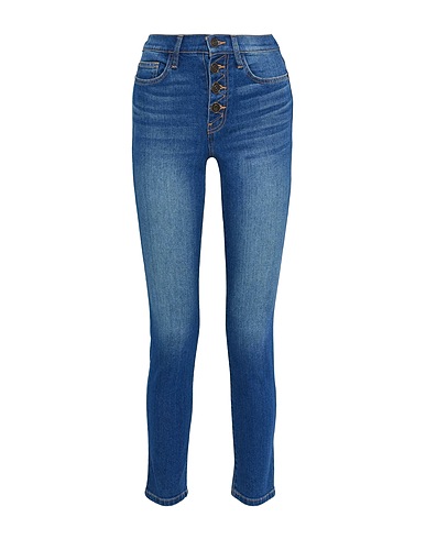 CURRENT/ELLIOTT Denim pants Blue 82% Cotton, 16% Polyester, 2% Elastane