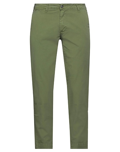 SQUAD² Casual pants Military green 97% Cotton, 3% Elastane