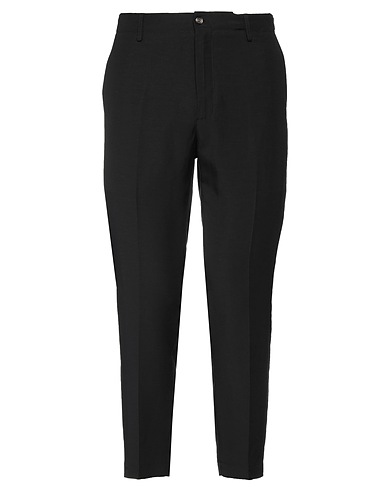 ..,BEAUCOUP Pantalone Nero 77% Viscosa, 23% Lino