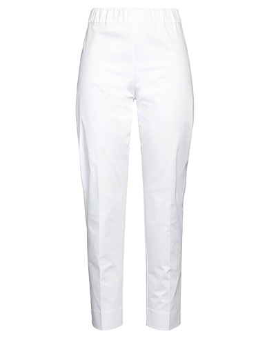 D.EXTERIOR Pantalone Bianco 96% Cotone, 4% Elastan