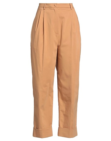 HEBE STUDIO Pantalone Cammello 62% Cotone, 33% Poliestere, 5% Elastan
