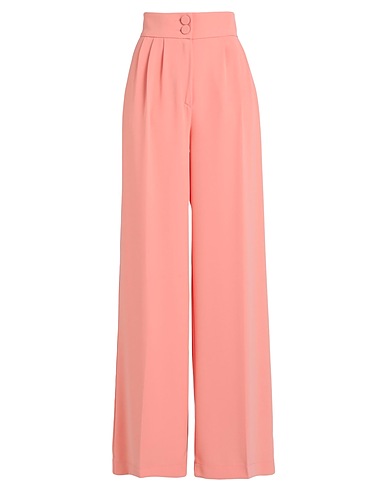HEBE STUDIO Casual pants Salmon pink 100% Polyester