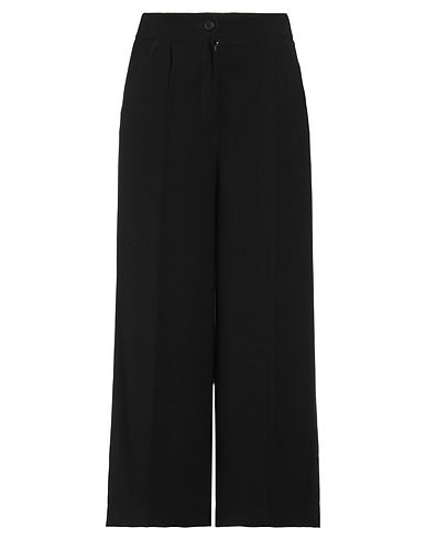 HEBE STUDIO Casual trouser Black 100% Polyester