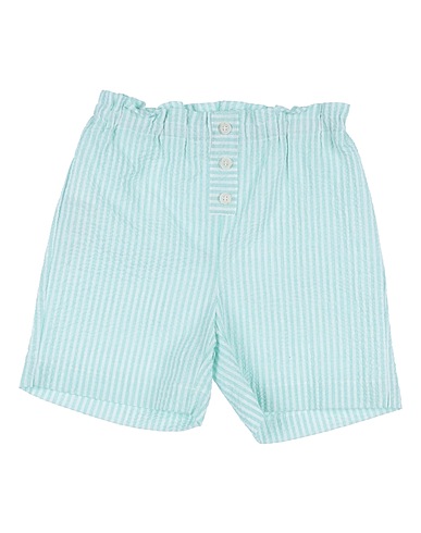 ALETTA Shorts & Bermuda Light green 100% Cotton