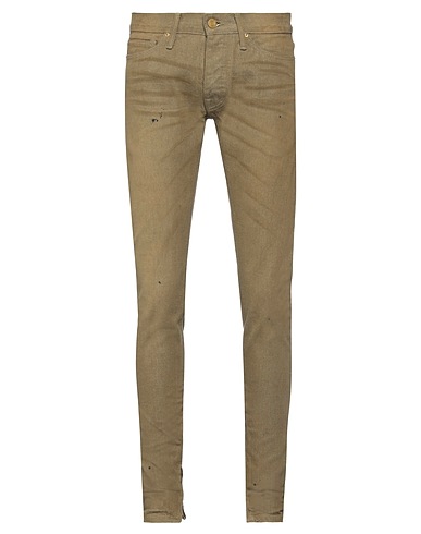 FEAR OF GOD Pantalones vaqueros Verde militar 100% Algodón