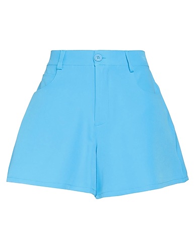 VANESSA SCOTT Shorts & Bermuda Azzurro 90% Poliestere, 10% Elastan