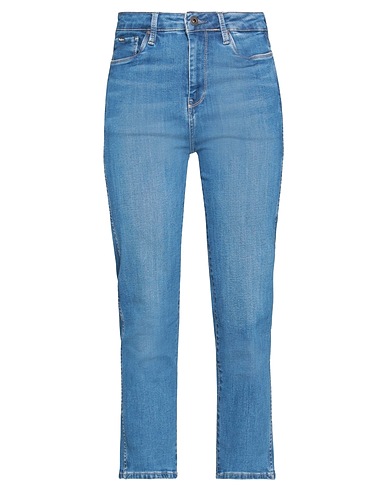 PEPE JEANS Denim trousers Blue 84% Cotton, 15% Polyester, 1% Elastane