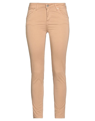 FLY GIRL Casual trouser Camel 98% Cotton, 2% Elastane