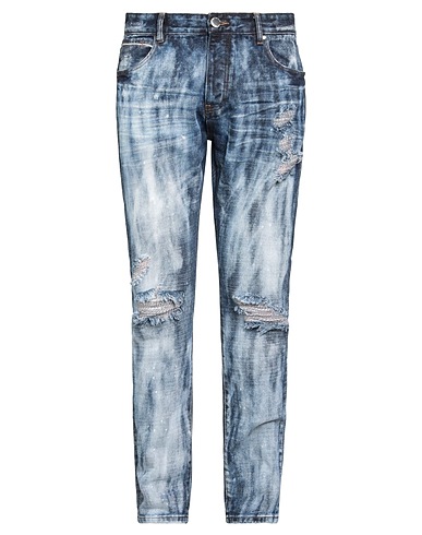 ONLY THE BLIND Pantaloni jeans Blu 100% Cotone