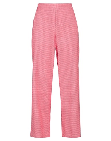 NIŪ Casual trouser Red 43% Cotton, 30% Polyester, 25% Linen, 2% Elastane