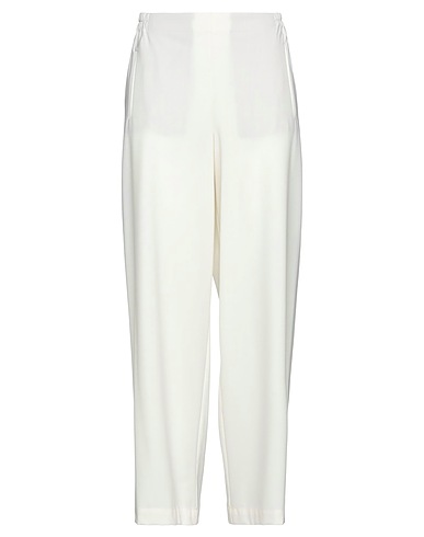 NIŪ Pantalone Bianco 53% Poliestere, 43% Lana Vergine, 4% Elastan