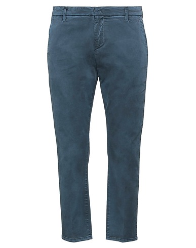 DONDUP Casual pants Slate blue 96% Cotton, 4% Elastane