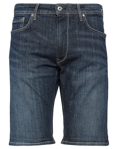 PEPE JEANS Denim shorts Blue 99% Cotton, 1% Elastane