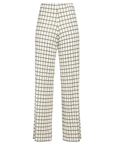 LE TRICOT PERUGIA Casual pants Yellow 90% Viscose, 10% Elastane