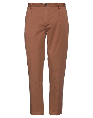 MARKUP Casual pants Brown 98% Cotton, 2% Elastane