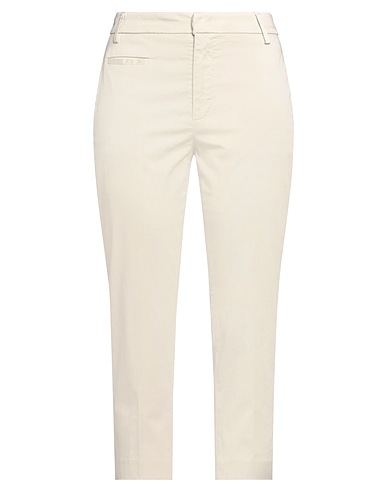 DONDUP Casual pants Beige 97% Cotton, 3% Elastane