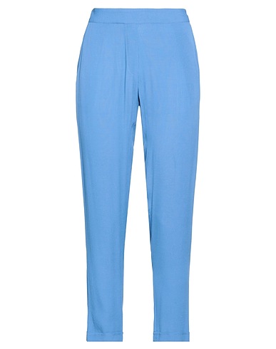 LANACAPRINA Casual pants Azure 100% Viscose
