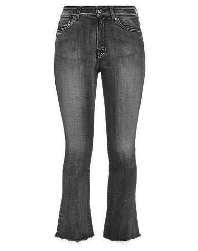 HTC Pantaloni jeans Nero 98% Cotone, 2% Elastan