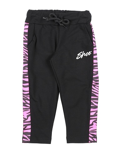 SHOE Casual trouser Black 95% Cotton, 5% Elastane