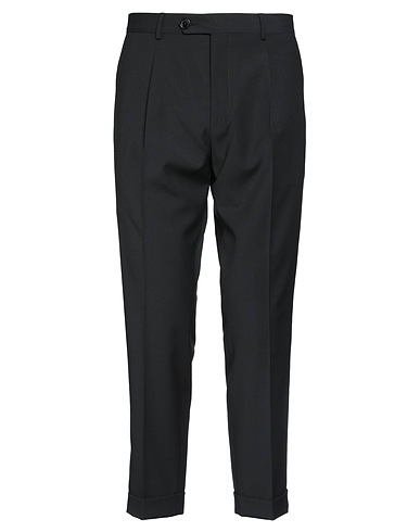 MANUEL RITZ Casual trouser Black 54% Polyester, 44% Wool, 2% Elastane