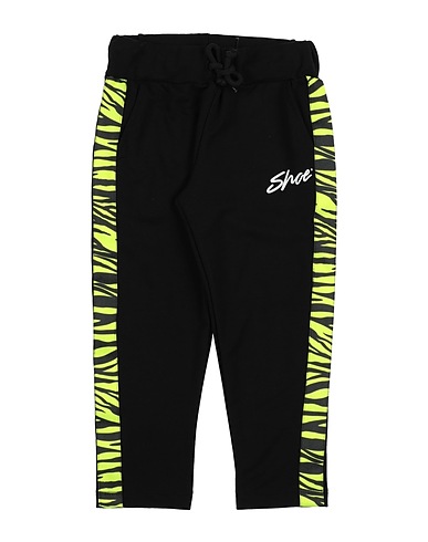 SHOE Casual trouser Black 95% Cotton, 5% Elastane
