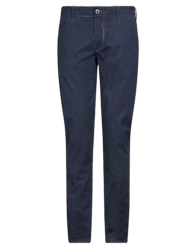 INCOTEX Casual trouser Midnight blue 98% Cotton, 2% Elastane