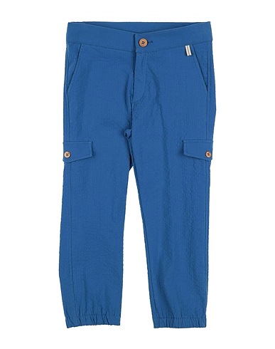 ALETTA Casual pants Blue 97% Cotton, 3% Elastane, Polyester