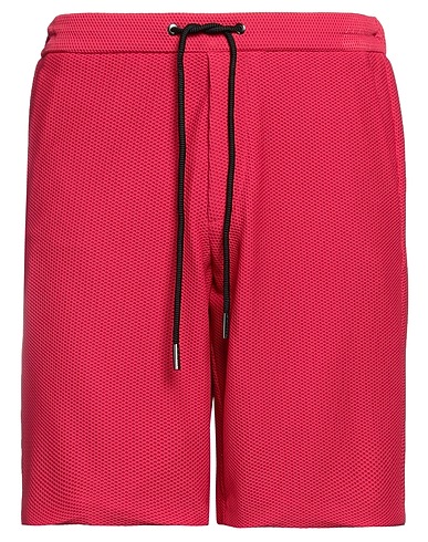 GIORGIO ARMANI Shorts & Bermuda Brick red 80% Polyamide, 20% Elastane