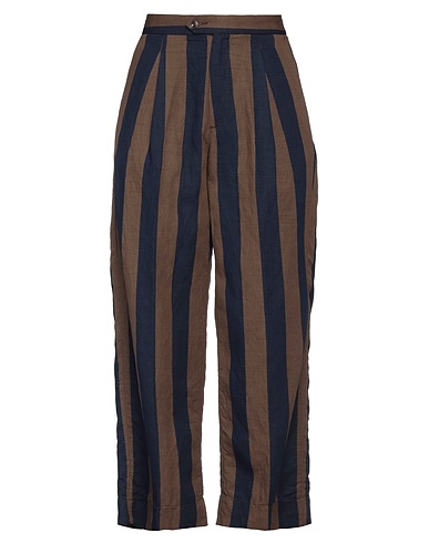 OAKS Pantalón Marrón 88% Viscosa, 12% Poliéster