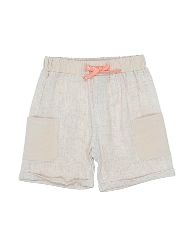 ALETTA Shorts & Bermuda Beige 70% Rayon, 30% Linen
